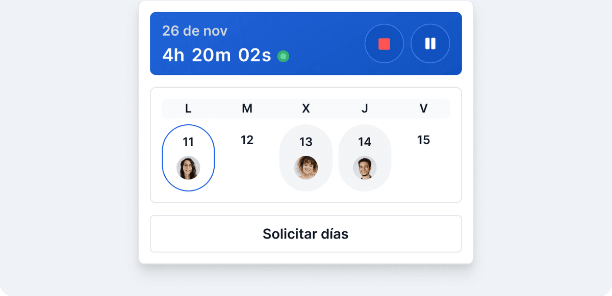 Digitaliza el control horario de tu equipo