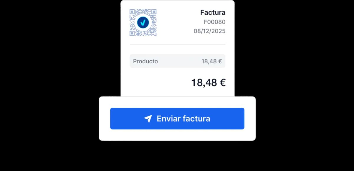 Crea y envía facturas Verifactu en segundos