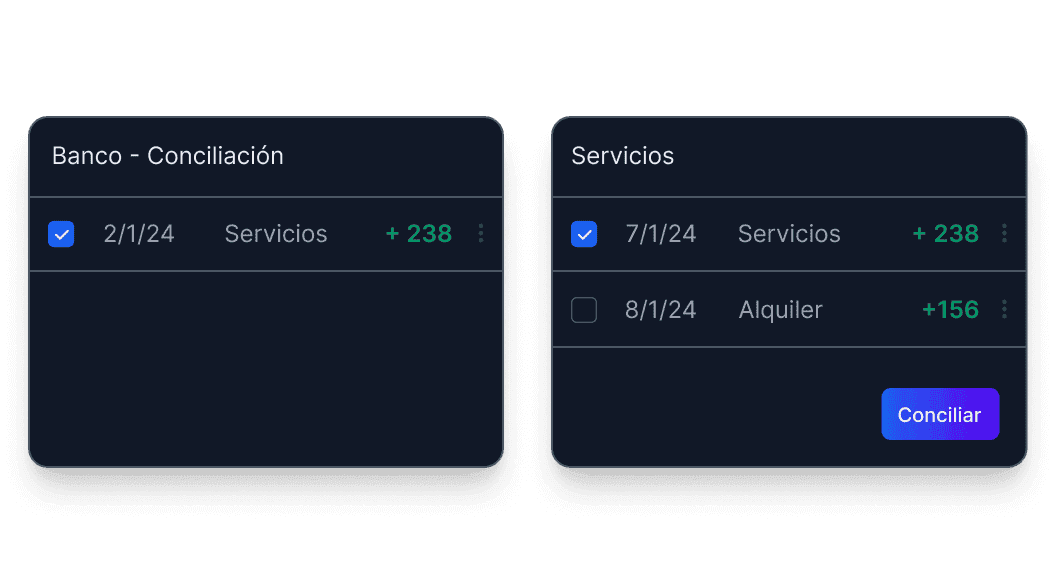 AI-powered bank reconciliation with smart matching suggestions