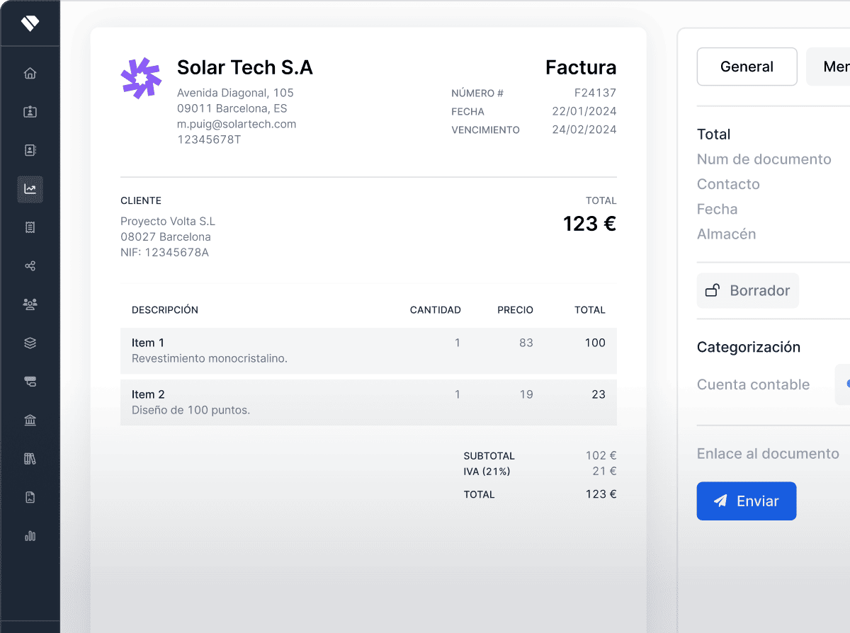 Holded treasury management overview on laptop and mobile