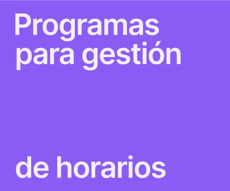 mejores programas para hacer horarios de trabajo y turnos rotativos