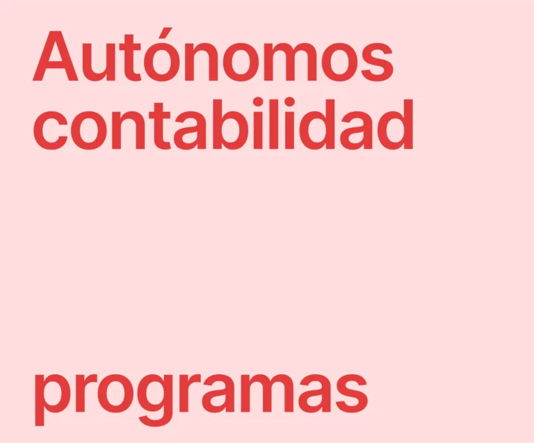 mejores programas contabilidad autónomos